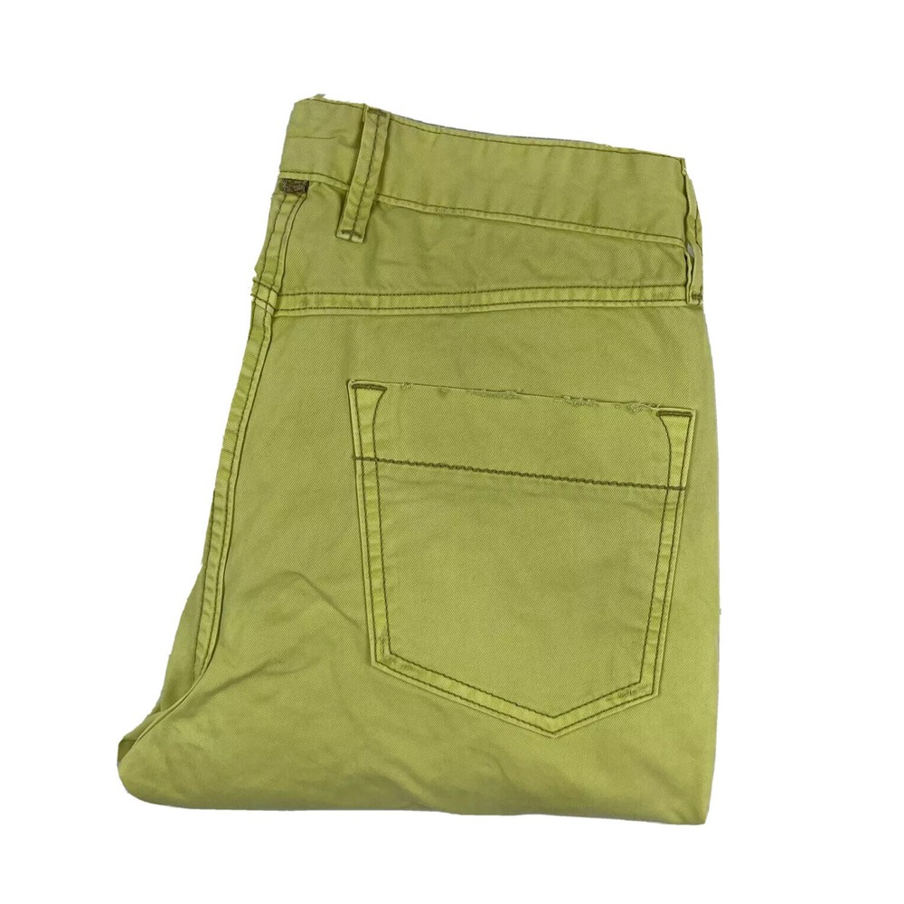 Robert Graham Classic Yates Cotton Yellow Mens Jeans Size 29X33